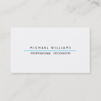 MINIMALIST MODERN ELEGANT METAL PROFESSIONAL BUSINESS CARD