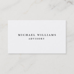 MINIMALIST MODERN ELEGANT METAL PROFESSIONAL BUSINESS CARD