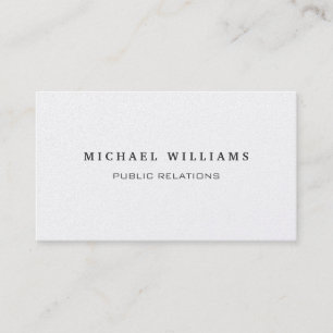 MINIMALIST MODERN ELEGANT METAL PROFESSIONAL BUSINESS CARD