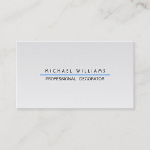 MINIMALIST MODERN ELEGANT METAL PROFESSIONAL BUSINESS CARD