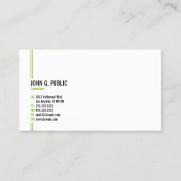 Minimalist Modern Elegant Professional Business Card