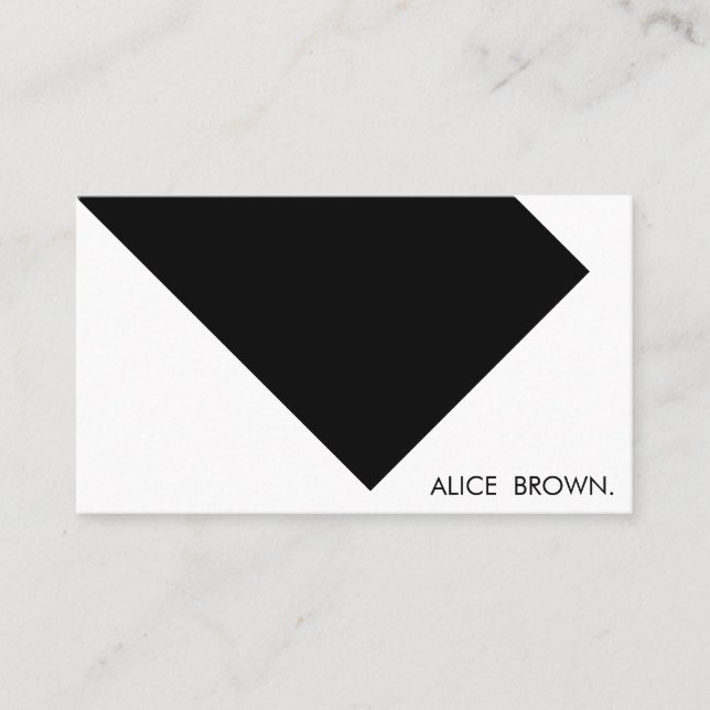 Minimalist Modern Elegant Simple Lawyer Business Card (Front)