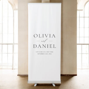 Minimalist Modern Elegant Wedding Welcome Sign
