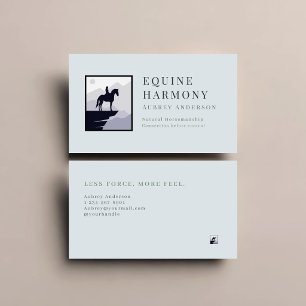 Minimalist Modern Equestrian Business Card