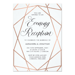 wedding reception invitations zazzle uk