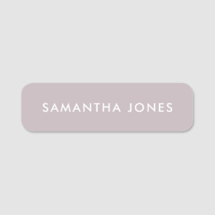 Minimalist Modern Fun Stylish Simple Name Tag