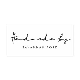 Minimalist modern Handmade by Self-inking Stamp