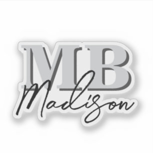 Minimalist Modern Initial Monogram