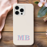 Minimalist Modern Initial Monogram iPhone 13 Case<br><div class="desc">Minimalist Modern Initial Monogram Phone Case. Create your own personalised iPhone Case with custom initial name.</div>