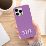 Minimalist Modern Initial Monogram iPhone 15 Pro Max Case<br><div class="desc">Minimalist Modern Initial Monogram Phone Case. Create your own personalised iPhone Case with custom initial name.</div>