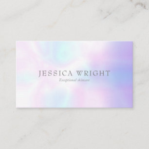 Minimalist Modern Iridescent Professional Business Card