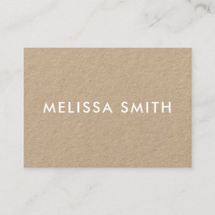 Minimalist Modern Kraft Business Card