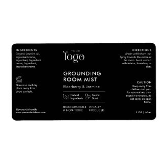Minimalist Modern Logo Room Spray Bottle Product