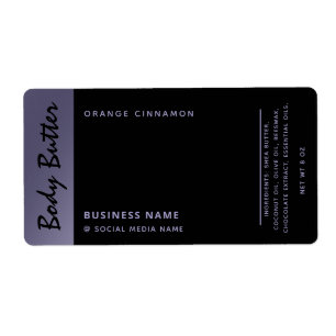 Minimalist modern luxury typography black lavender