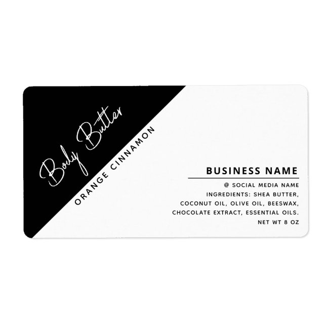 Minimalist modern luxury typography black & white  (Front)