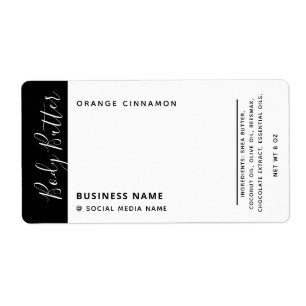 Minimalist modern luxury typography white  label