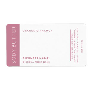 Minimalist modern luxury typography white  label