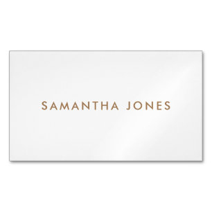 Minimalist Modern Magnetic Business Card