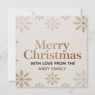 Minimalist Modern Merry Christmas Card