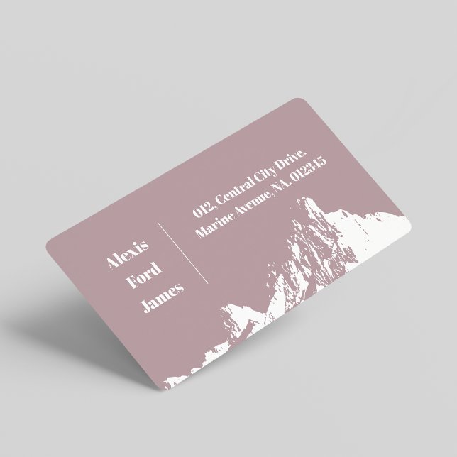 Minimalist Modern Mountain Pale Pink (Creator Uploaded)