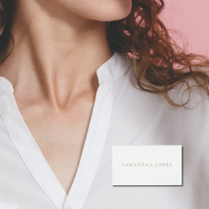 Minimalist Modern Name Tag