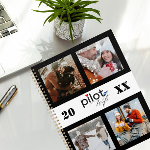 Minimalist Modern Photo Collage, Pilot Wife,Custom Planner
