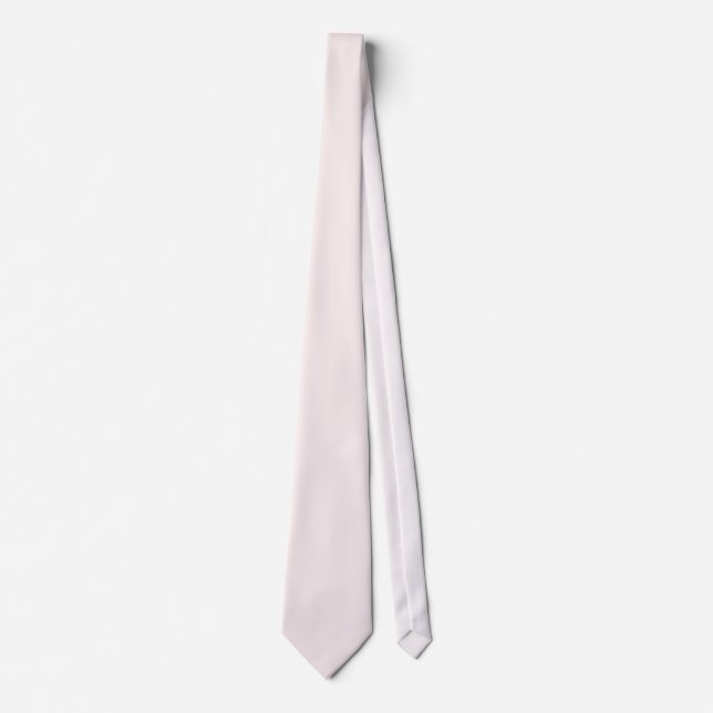 Minimalist Modern Plain Simple Solid Pastel Colour Tie (Front)