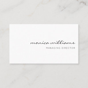 Minimalist Modern Professional Business Card