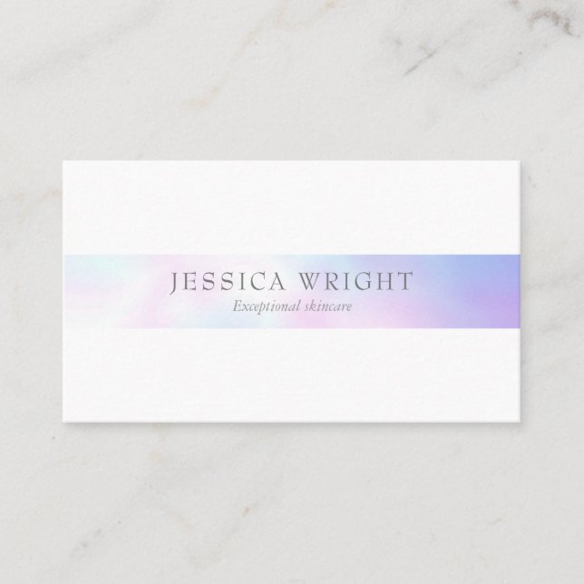 Minimalist Modern Professional Business Card (Front)