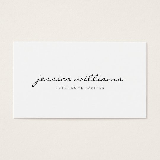 Minimalist Modern Professional Business Card