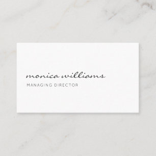 Minimalist Modern Professional Business Card