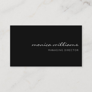Minimalist Modern Professional Business Card