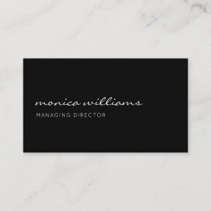Minimalist Modern Professional Business Card