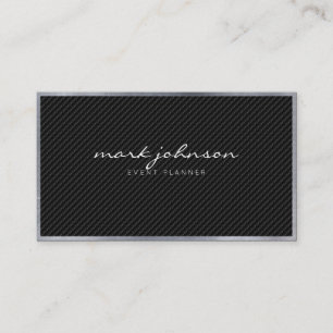 Minimalist Modern Professional Carbon Fiber Cards
