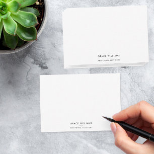 Minimalist Modern Professional Card