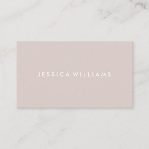 Minimalist Modern Professional   Champagne Business Card
