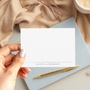 Minimalist Modern Professional Monogram Card