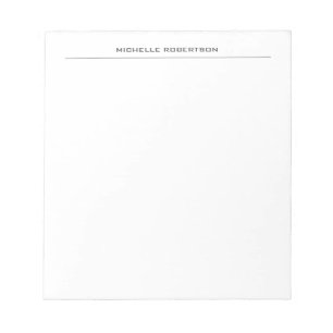 Minimalist Modern Professional Plain Simple Notepad