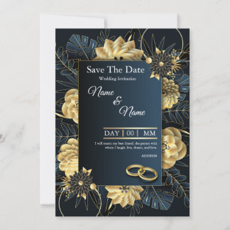 Minimalist Modern Save the Date – Instant Download Invitation