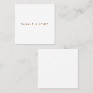 Minimalist Modern Square Business Card