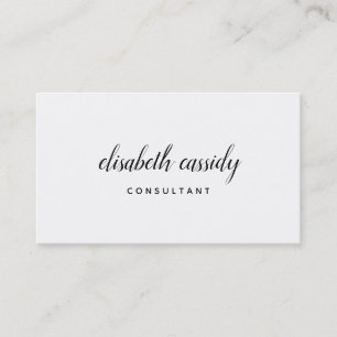 Minimalist Modern Two-Sided Business Card