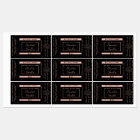 Minimalist modern typography black  product  label