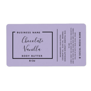 Minimalist modern typography lavender  product