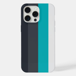 Minimalist Modern Vertical Colour Stripe Design iPhone 15 Pro Max Case