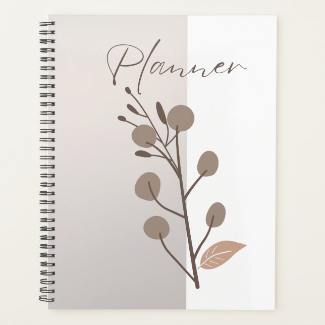 Minimalist Modern, Wedding Planner 33 (Front)
