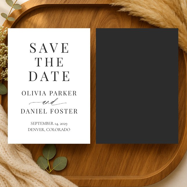 Minimalist Modern Wedding Save the Date (Creator Uploaded)