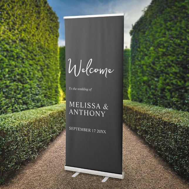 Minimalist Modern Wedding Welcome Sign (Creator Uploaded)
