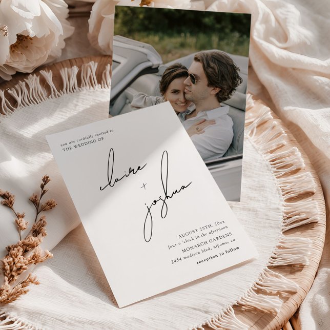 Minimalist Modern & Whimsical Script Invitation (Creator Uploaded)