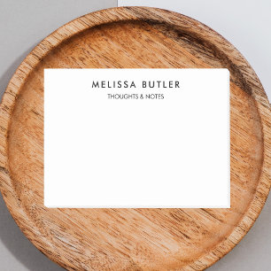 Minimalist Modern White Notes