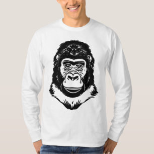 Minimalist monkey silhouettes T-Shirt
